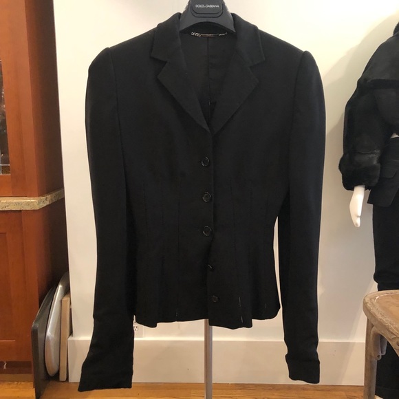 Dolce & Gabbana black suit jacket, size 42 (Italy) - Picture 4 of 5